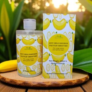 Rice Milk Banana Protein smoothie Shampoo (for long thick & shiny hair)
