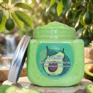 Avo Milk [Body Brightening Scrub For soft glowing and healthy skin]